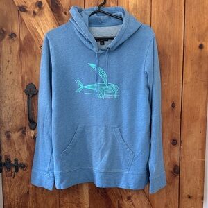 Patagonia women’s Flying Fish Knit hoodie gorpcore